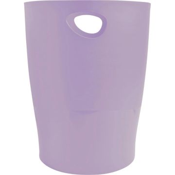 Corbeille à papier ECOBIN 15L mauve pastel