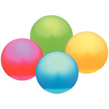 Lot de 4 ballons de gym diamètre 160mm en PVC assortis