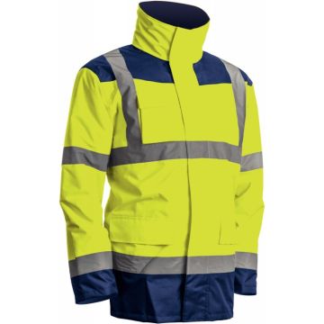 Parka haute visibilité 3 en 1 jaune taille XL