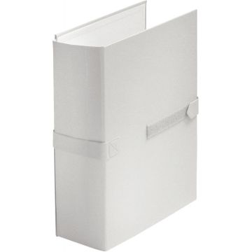 Chemise extensible en balacron avec velcro et rabat, blanc