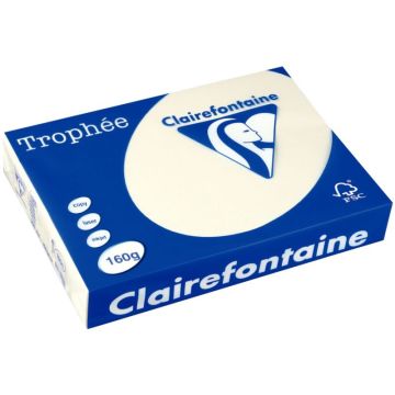 Paquet de 250 feuilles format A3 160g ivoire CLAIREFONTAINE