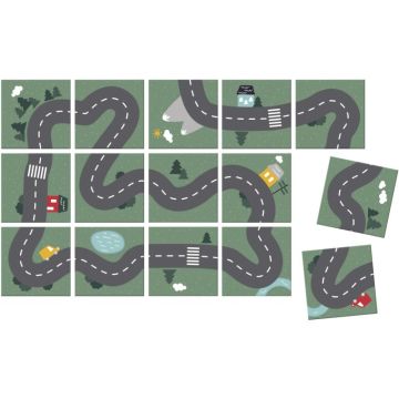 Mandala circuit 15 dalles 29x29cm