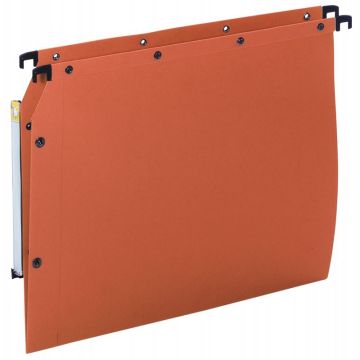 Paquet de 10 dossiers suspendus KRAFT ULTIMATE pour armoire, dos V, orange