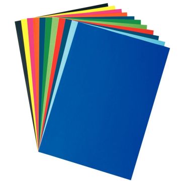 Paquet de 25 feuilles affiche 85g 60x80cm assortis