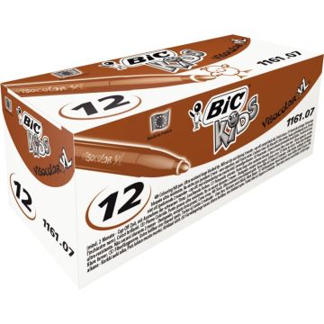 Boîte de 12 feutres Visacolor XL brun orange