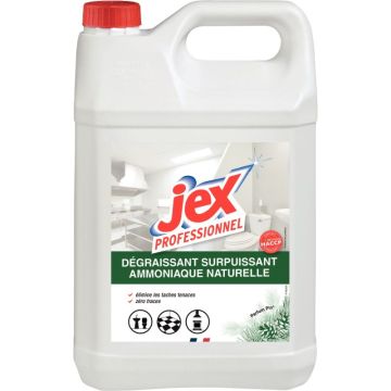 Bidon 5L dégraissant JEX PROFESSIONNEL ammoniaque