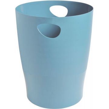 Corbeille à papier ECOBIN 15L bleu clair