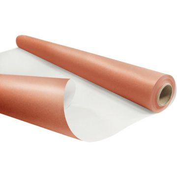 Rouleau papier cadeau kraft cuivre dimension 50m x 0,69m
