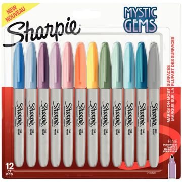 Blister de 12 marqueurs Sharpie pastels assortis