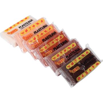 Boite de 18 pains 50 grammes Plastilina multiculturel