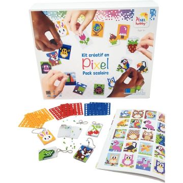 Kit Pixel 15 porte-clés + pixels