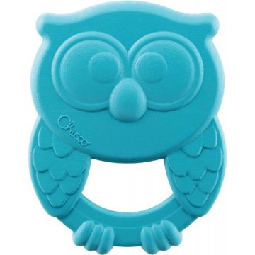 Hochet de dentition en bioplastique CHICCO, le hibou