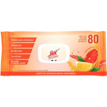 Paquet de 80 lingettes JEX PROFESSIONNEL nettoyantes et désinfectantes
