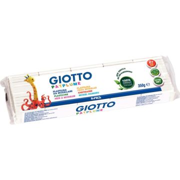 Pain de 350G pâte à modeler Pat'Plume coloris blanc