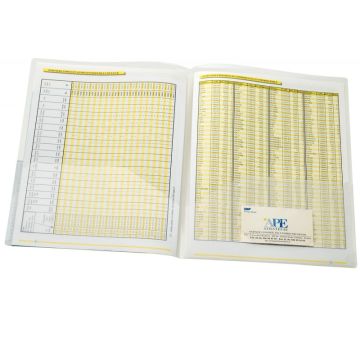 Paquet de 10 chemises double poche en polypropylène 20/100ème, incolore