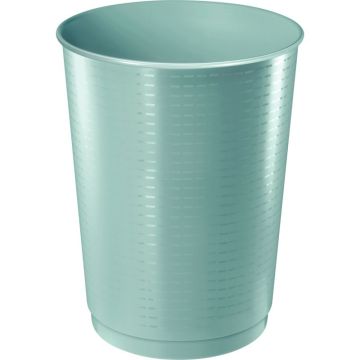 Corbeille à papier maxi 40L vert d'eau