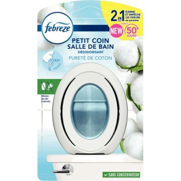 Blister 1 désodorisant 7,5ml pureté de coton