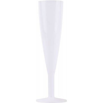 Lot de 8 flutes polypropylène transparente 13cl