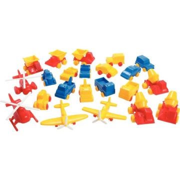 Lot de 22 véhicules en plastique assortis