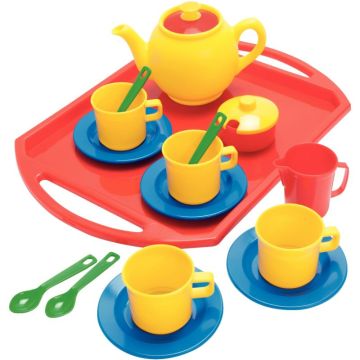 Service à café avec plateau