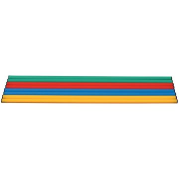 Lot de 8 batons de 1m 4 couleurs assorties