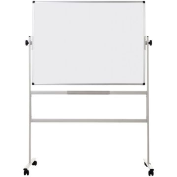 Tableau blanc émaillé rotatif 2 faces 100x150cm