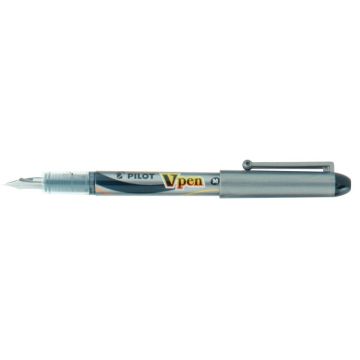 Stylo plume jetable V-Pen noir