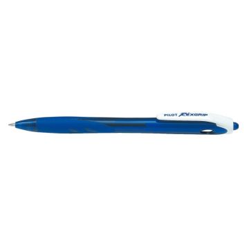 Stylo bille Rexgrip pointe moyenne bleu