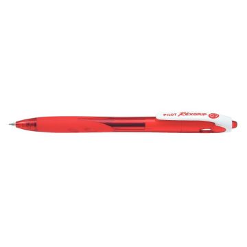 Stylo bille Rexgrip pointe moyenne rouge