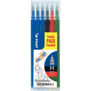 Étui de 6 recharges Frixion assortis