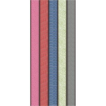 Boîte de 10 rouleaux de papier cadeau motifs fantaisies assortis dimension 2m x 0,70 m