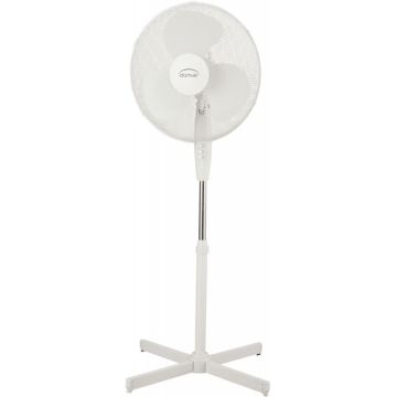 Ventilateur sur pied blanc diamètre 40cm 45W