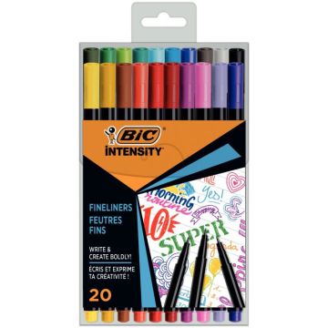 Pack de 20 feutres Intensity fine assortis