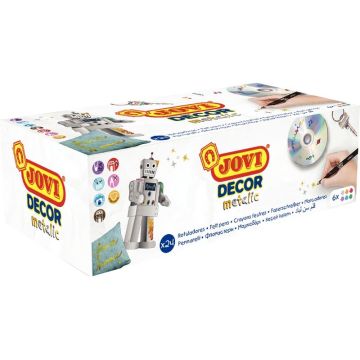 Classpack de 24 marqueurs Jovi décor métal