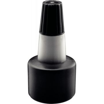 Encre à tampon sans huile, Flacon 30 ml, coloris noir