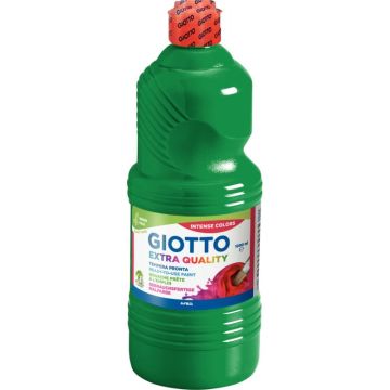 Flacon de 1L de gouache liquide GIOTTO, coloris vert foncé