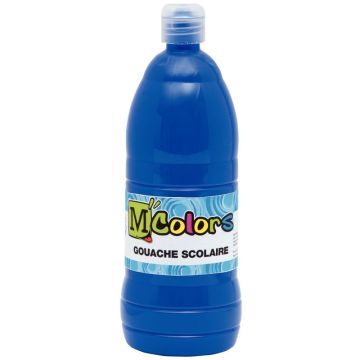 Flacon de 1 L de gouache liquide coloris bleu outremer