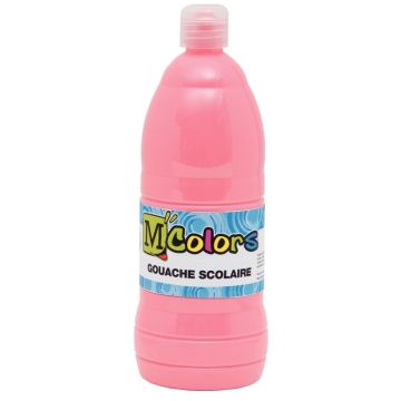 Flacon de 1 L de gouache liquide coloris rose