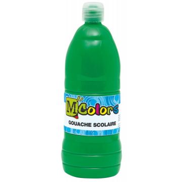 Flacon de 1 L de gouache liquide coloris vert