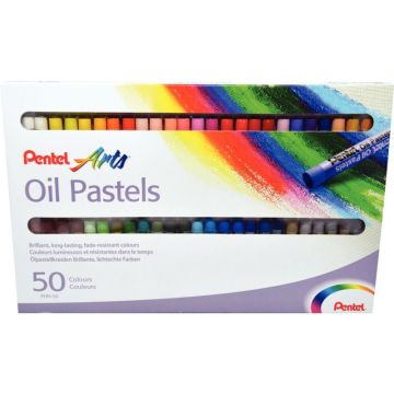 Boîte de 50 pastels huile PHN assorties