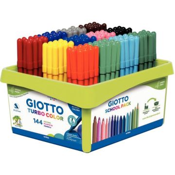 Classapack de 144 feutres Turbo Color assortis
