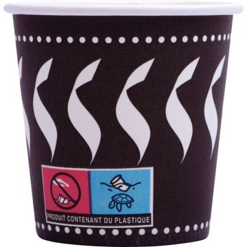 Sac de 50 gobelets en carton décors 12cl