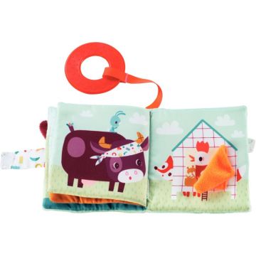 Imagier en tissu LILLIPUTIENS Rosalie la vache