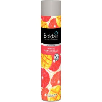 Aérosol 750ml désodorisant BOLDAIR mangue pamplemousse