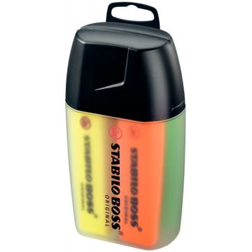 Box de 4 surligneurs Boss assortis