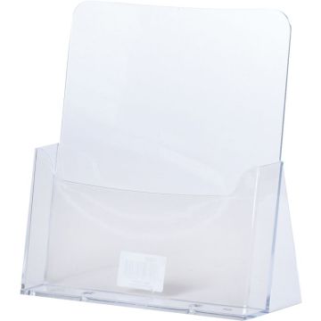 Porte-brochures vertical 1 compartiment 210x297mm transparent