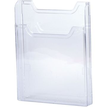 Porte-brochures vertical dos plat 1 compartiment 148x210mm