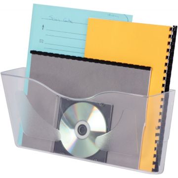 Corbeille murale horizontale transparente