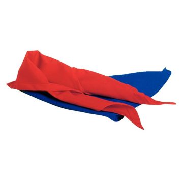 Lot de 6 foulards en nylon 85x64x64cm rouges