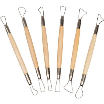 Lot de 6 mirettes à fil rond assorties